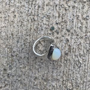 Sterling Silver Moonstone Ring